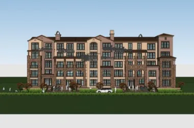 SketchUp Multi-Story Residential Complex in Classical Style-BIM WORLD