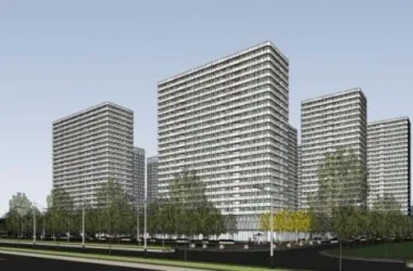 Modern High-Rise Residential Model in SketchUp-BIM WORLD