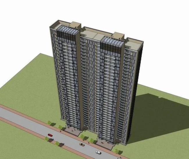 Sketchup Residential Model | High rise Residential Buildings, Modern Style, Residential Buildings