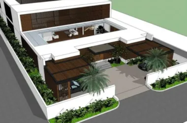 Modern Solo Villa Design | SketchUp 3D Model-BIM WORLD