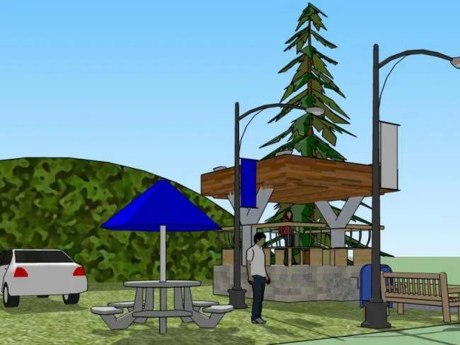 Sketchup Landscape Model | Garden Landscape, Pavilion Landscape, Modern Style