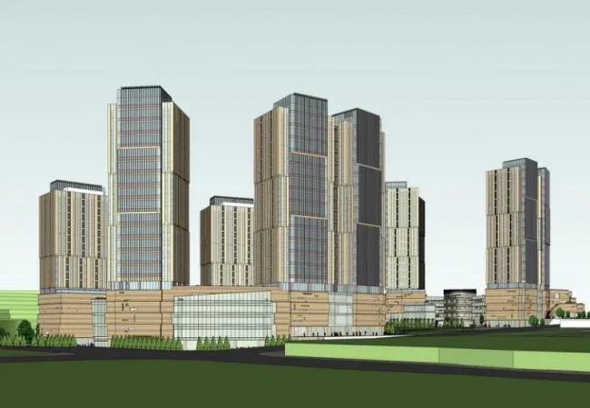 Sketchup Office Model | High rise Office Building, Modern Style