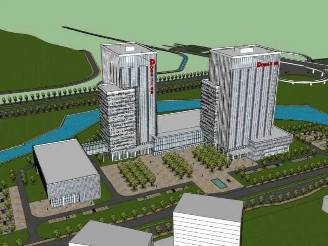 Sketchup Office Model | High rise Office Building, Modern Style