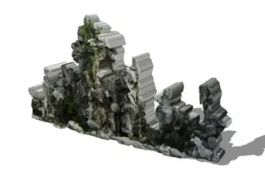 SketchUp Material Model: Taihu Lake Rockery Landscape Components-BIM WORLD