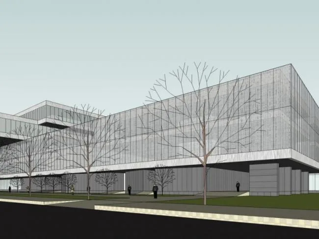 Sketchup Cultural Model | Multi story Museum, Cultural Architecture, Modern Style