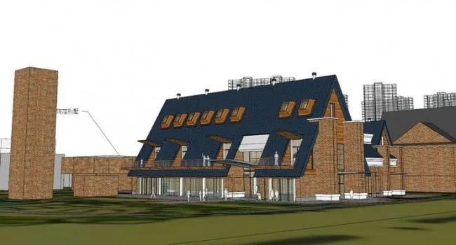 Sketchup Business Model | Multi story Commercial Club, European Classical Style