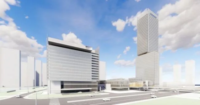 Sketchup Complex Model | High rise Commercial Complex, Modern Style