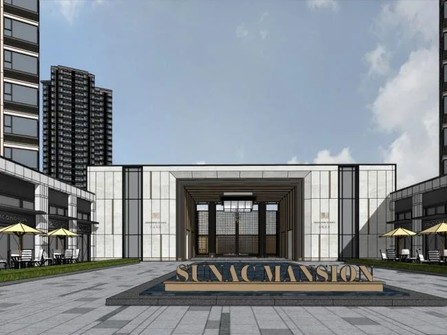 Sketchup Residential Model | High rise Residential Buildings, Residential Buildings, Modern Style
