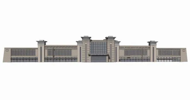Sketchup Station Road and Bridge | Railway Station Facade Renovation, Station, Transportation Buildings