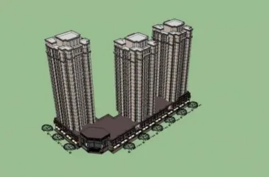 SketchUp Residential Models: High-Rise Buildings, Neighborhoods, Commercial Podiums, and Classic-Style Homes-BIM WORLD