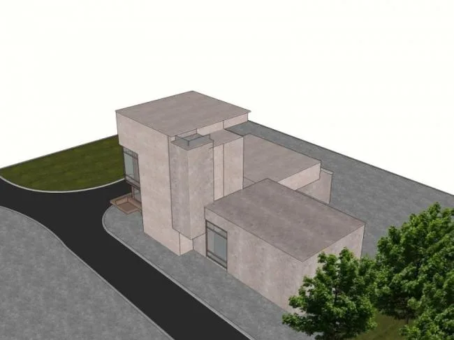 Sketchup Villa Model | Solo Villa, Modern Style