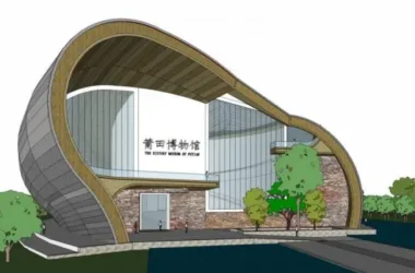 Modern Multi-Story Museum: A Cultural Architecture SketchUp Model-BIM WORLD