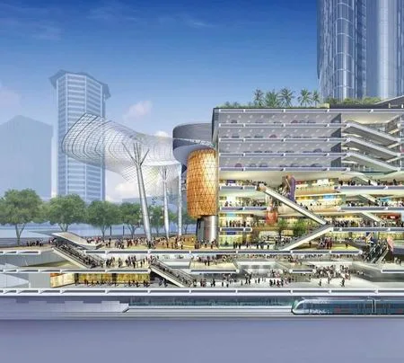 Sketchup Complex Model | Super High Rise Singapore ION Complex, Office Building, Commercial, Modern Style