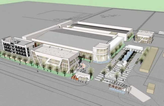 Sketchu Industrial Building | Multi story factory area, industrial architecture, modern style