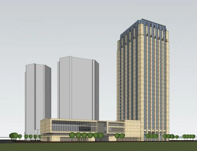 Sketchup Office Model | High rise Office Building, Modern Style