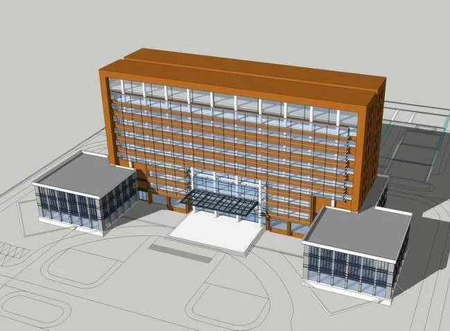 Sketchup Office Model | Mid to High rise Office Building, Modern Style