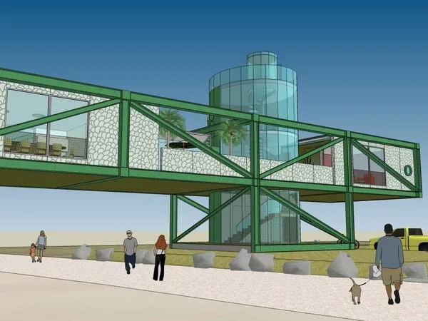Modern Solo Private Villa SketchUp Model