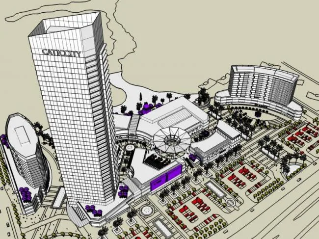 Sketchup Complex Model | Super high-rise commercial complex, hotel, office, residential, modern style