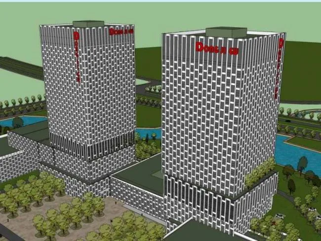 Sketchup Office Model | High rise Office Building, Commercial, Modern Style