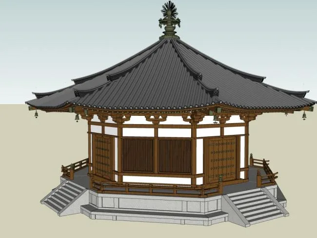 Sketchup Ancient Architecture Model | Multi story Temple, Ancient Temple, Chinese Style, Ancient Architecture