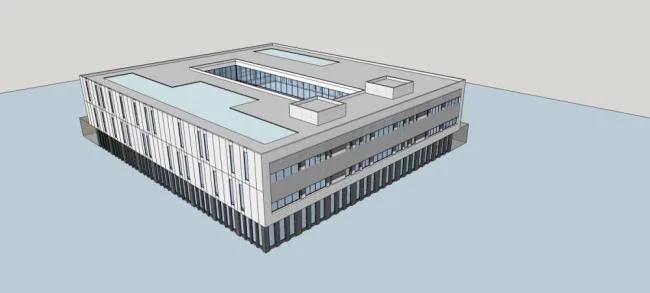 Sketchu Industrial Building | Modern Multi-Story Industrial Facility