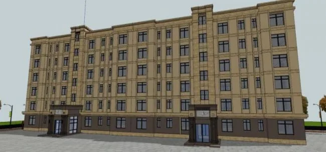 Sketchup Residential Model | Multi story Residence, Classical Style