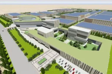 Sketchu Industrial Building: Modern Multi-Story Factory with Office Space and Industrial Design-BIM WORLD