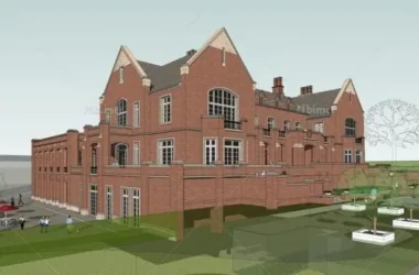 SketchUp Business Model: Multi-Story British Classical Entertainment Club Design-BIM WORLD