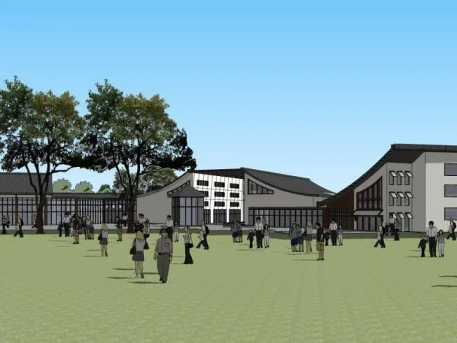 Sketchup Residential Model | Multi story Residence, Modern Chinese Style
