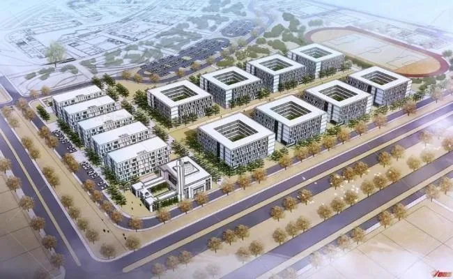 Sketchup Complex Model | A city complex in Libya, commercial, overseas project, mosque, multi story complex, modern style