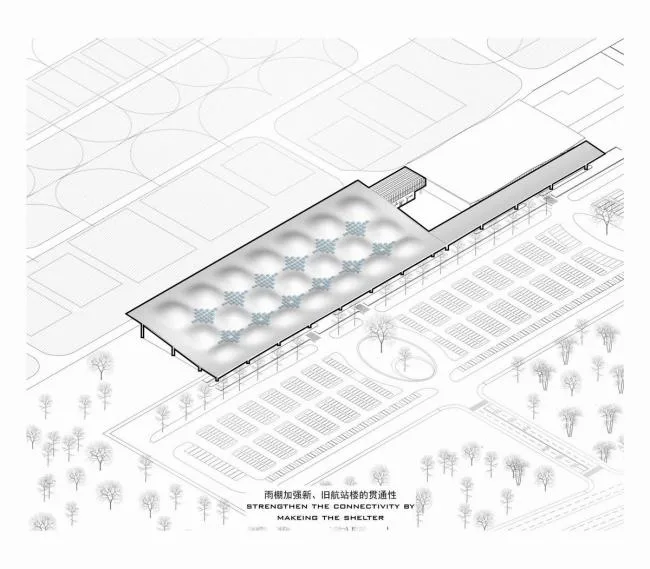 BIM Architecture | Continuous Waves Rising from Golden Birch Forest: Hulunbuir Hailar Airport Expansion Project/China Architecture Design Institute Joint Architectural Design Seminar U10