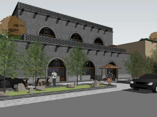 Sketchup Residential Model | Cave Kiln, Classical Style