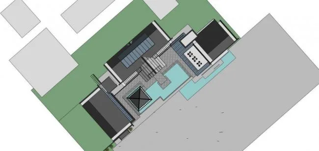Sketchup Business Model | Multi story Commercial Club, New Chinese Style