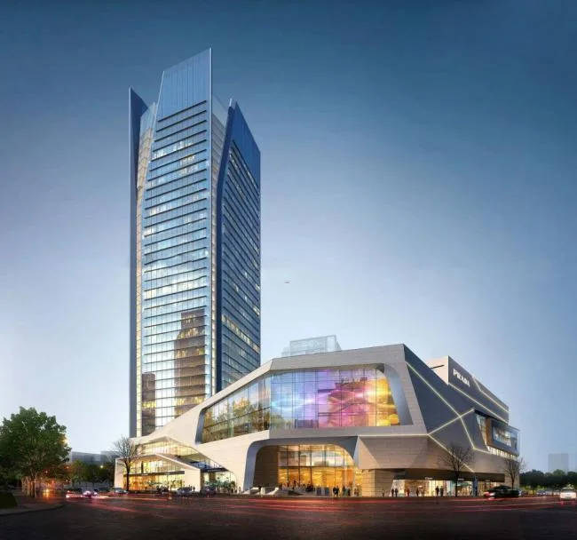 SketchUp Complex Model: Modern Super High-Rise Commercial, Hotel, and Office Tower