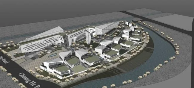 Sketchup Hotel Model | Multi story Hotel, Modern Style