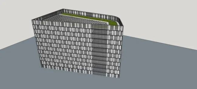 Sketchup Office Model | Small and High rise Office Building, Office Building, Modern Style
