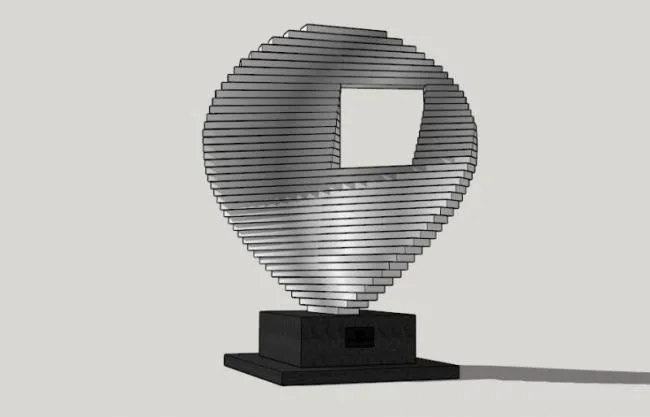 SketchUp Materials for Landscape Sculpture Models | Modern Style Components