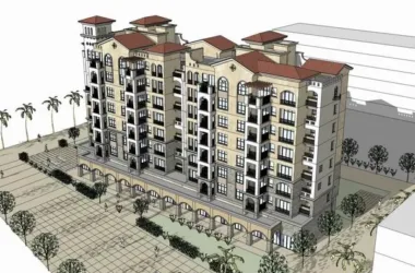 Classical Multi-Story Residential Model in SketchUp-BIM WORLD