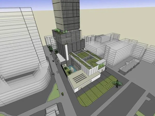 Sketchup Hospital Model | Multi story Hospital, Medical, Modern Style