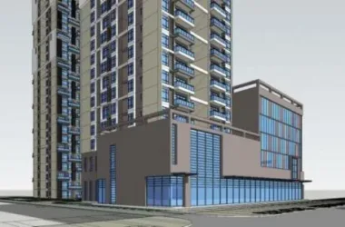 Modern High-Rise Residential Villa with Ground Floor Commercial Space in SketchUp-BIM WORLD