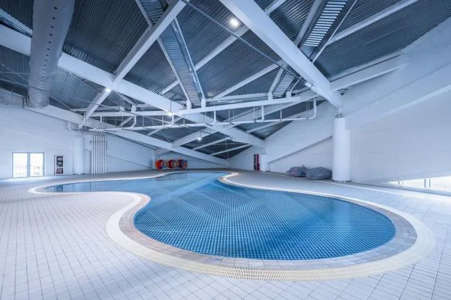 BIM Architecture | The sky is high and the sea is wide, like white waves churning on the sea: Rudong Sports Center/Tongji New Year's Eve Architectural Design and Research Institute