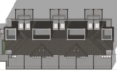 Modern Multi-Row Villa on a Sloped Site | SketchUp Model-BIM WORLD