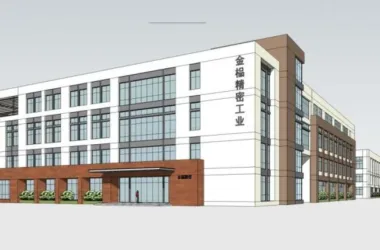Modern Multi-Story Office Building Model in SketchUp-BIM WORLD