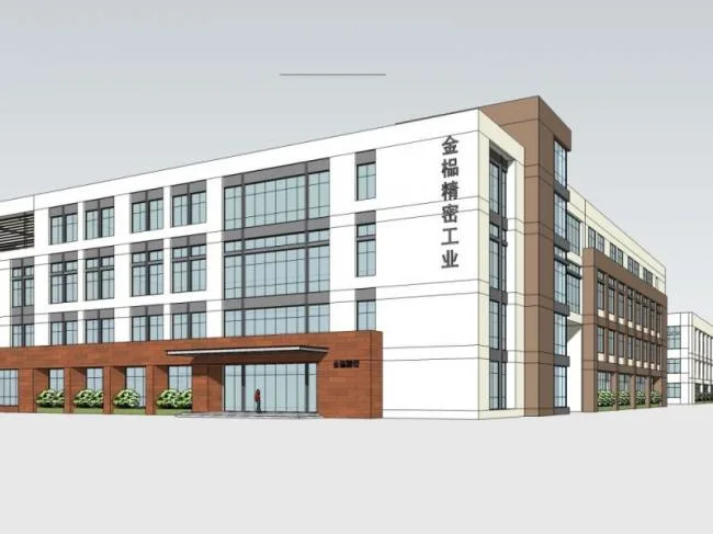 Modern Multi-Story Office Building Model in SketchUp