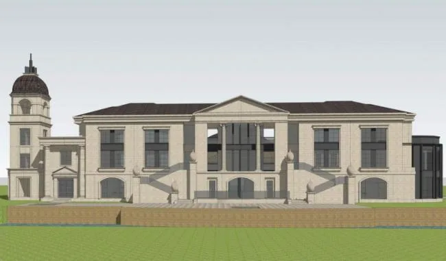 Sketchup Villa Model | Stacked Villa, Row Villa, French Style, Classical Style