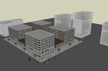 SketchUp Business Model: Designing a Modern Multi-Story Commercial Building-BIM WORLD