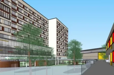 Modern Multi-Story Hospital and Welfare Home Model in SketchUp-BIM WORLD