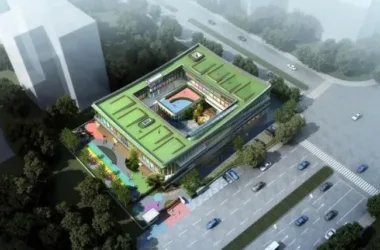 Modern Multi-Story Kindergarten Design | Educational Architecture in SketchUp-BIM WORLD