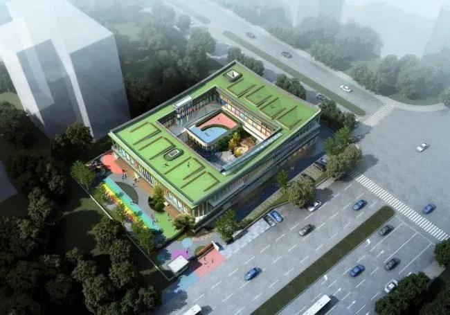 Modern Multi-Story Kindergarten Design | Educational Architecture in SketchUp