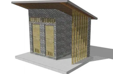 Modern Toilet Sketch Model in SketchUp-BIM WORLD